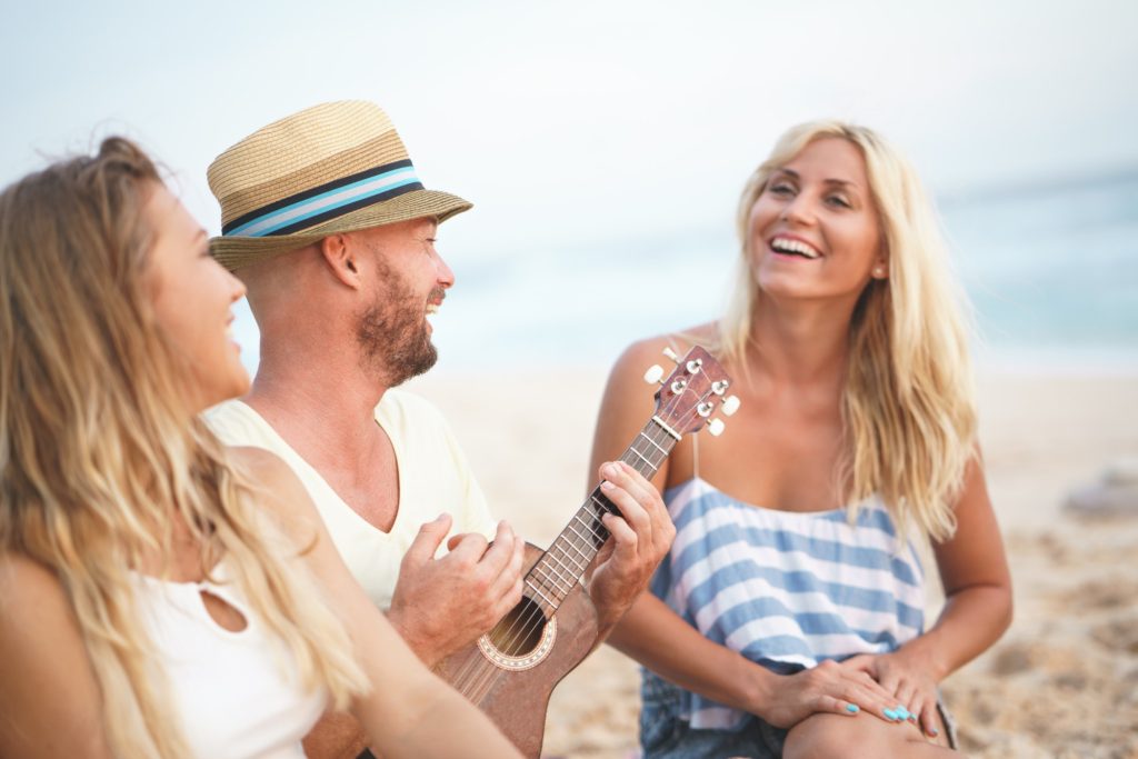 Friends on the beach